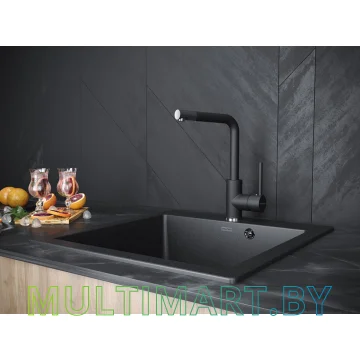 Смеситель Paulmark Honner Ho212018-401TB (антрацит) картинка 2